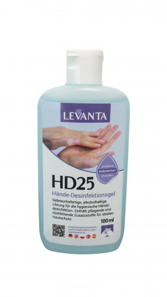 Levanta HD25 Hände-Desinfektionsgel 100 ml